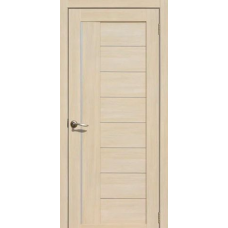 Дверь межкомнатная Сибирь Профиль Ла Стелла 201 Ясень латте, стекло белое матовое